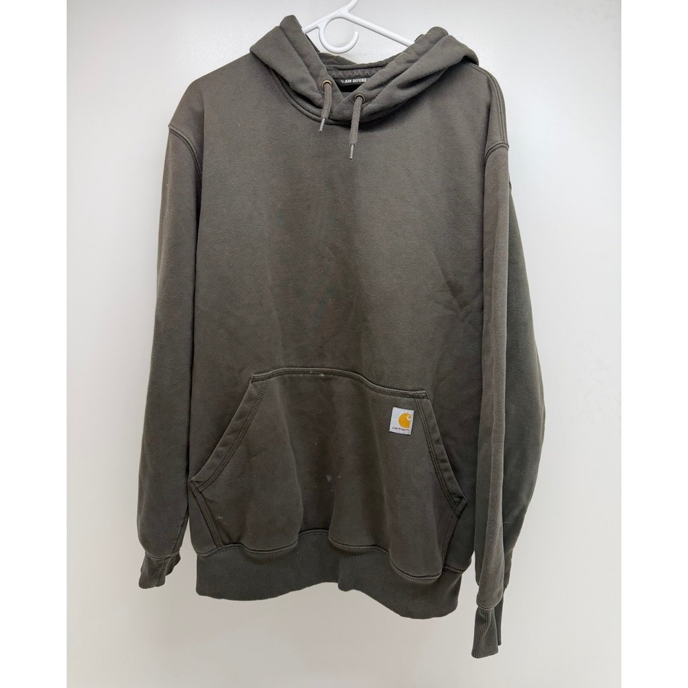 Carhartt Sweatshirt Men's L Hoodie Original Rain Defender Pullover